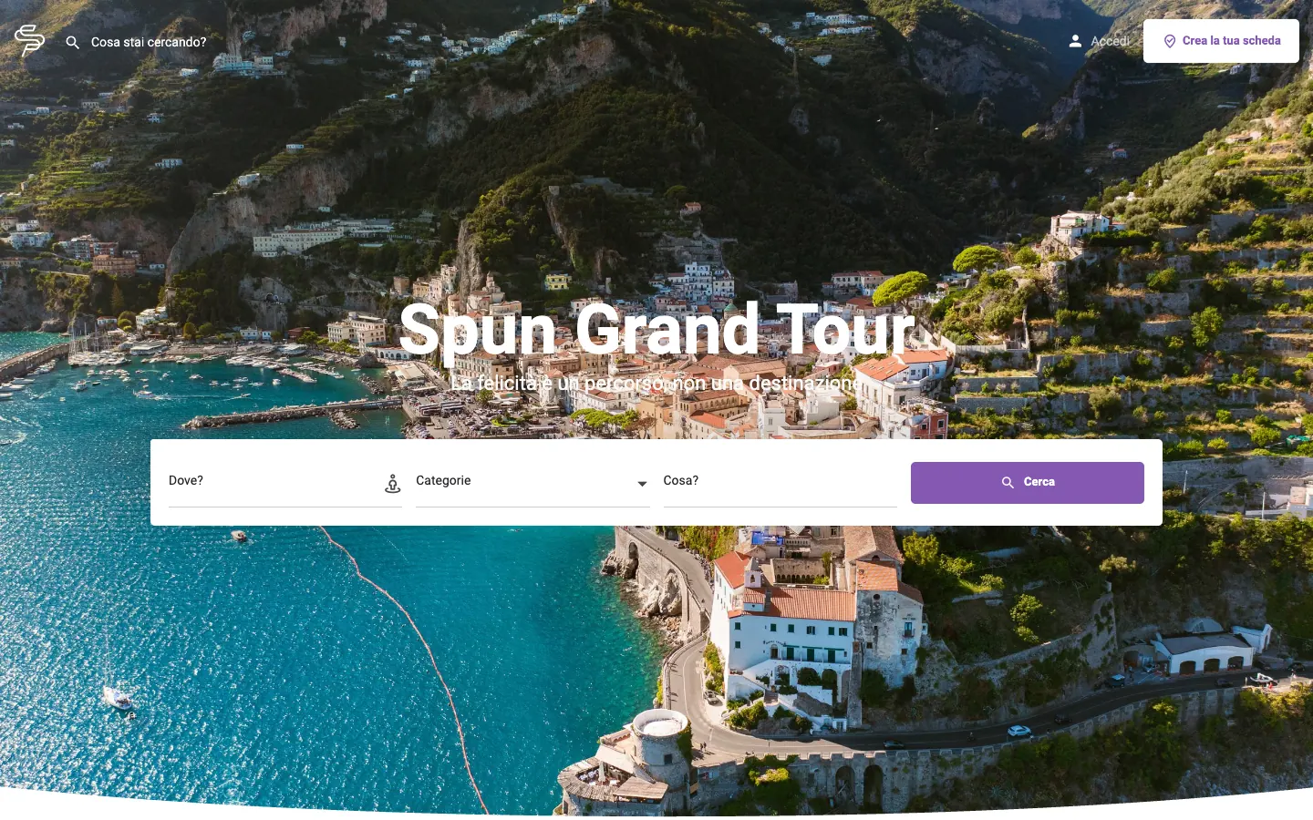 La prima pagina del sito di SPUN Zone